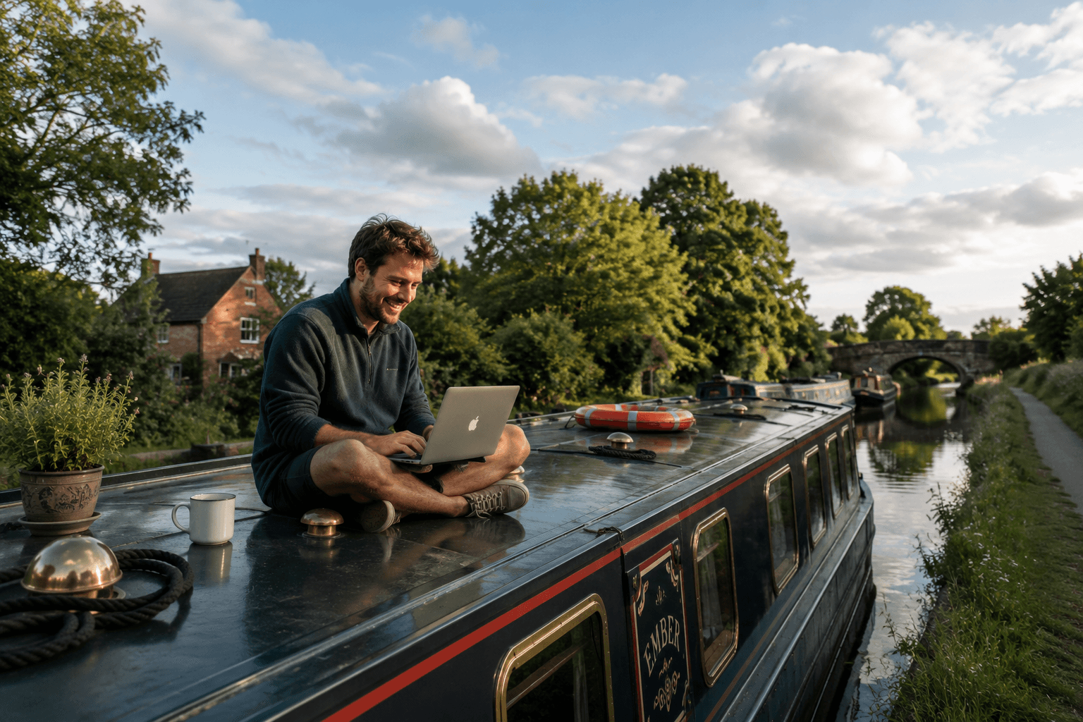 Man learning about moorings